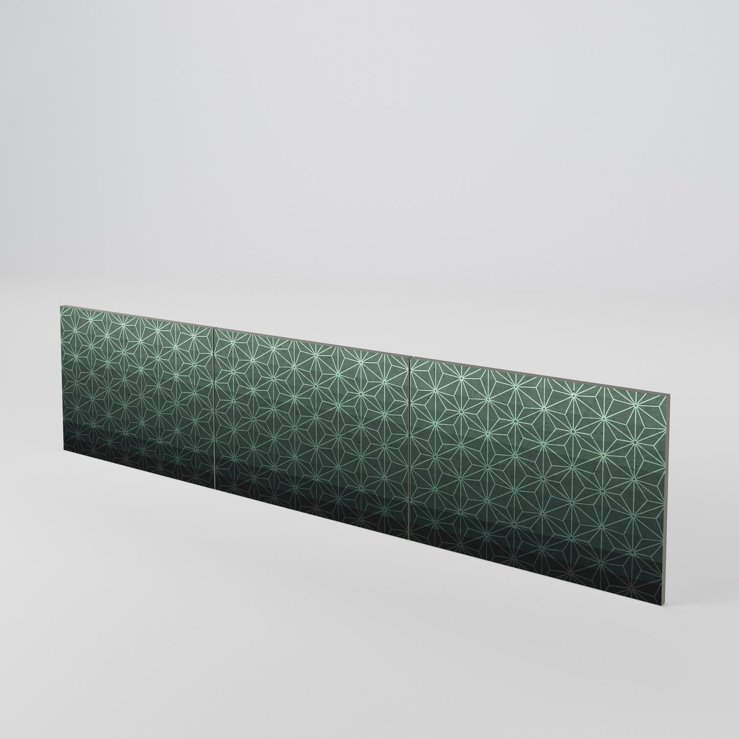 ORNAMENTAL GLIMMER Conjunto de 3 Portas para Móvel de TV