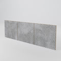 CONCRETE ZIG ZAG Conjunto de 3 Portas para Aparador