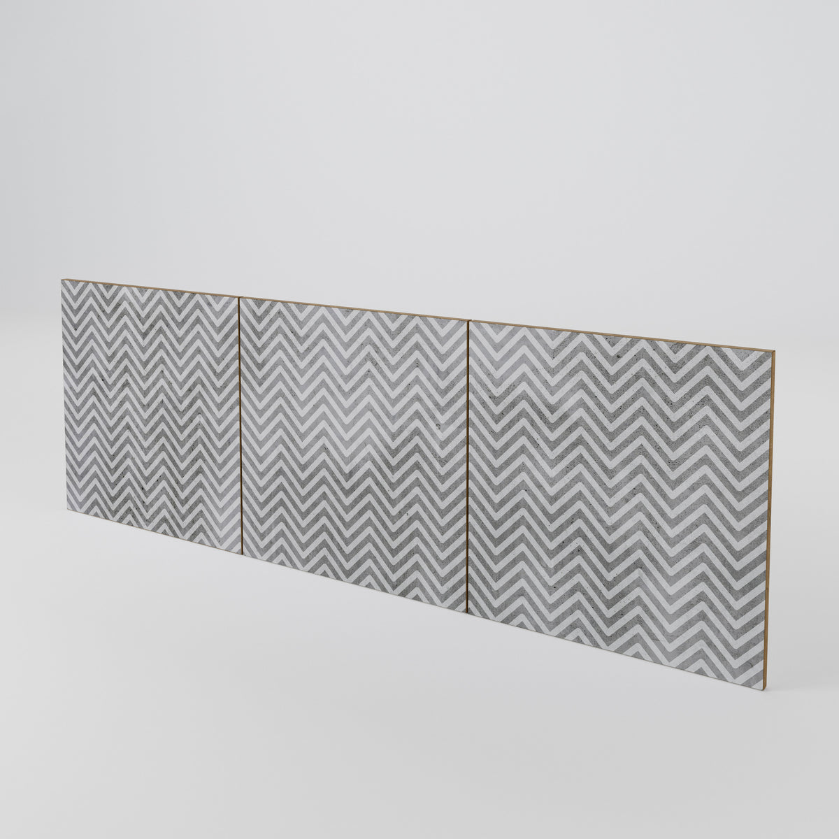 CONCRETE ZIG ZAG Conjunto de 3 Portas para Aparador