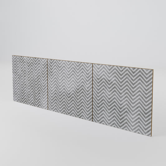 CONCRETE ZIG ZAG 3-Piece Sideboard Door Set