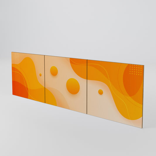 ORANGE ARRANGEMENT Conjunto de 3 Portas para Aparador