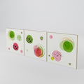 COLORFUL COSMOS Conjunto de 3 Portas para Aparador