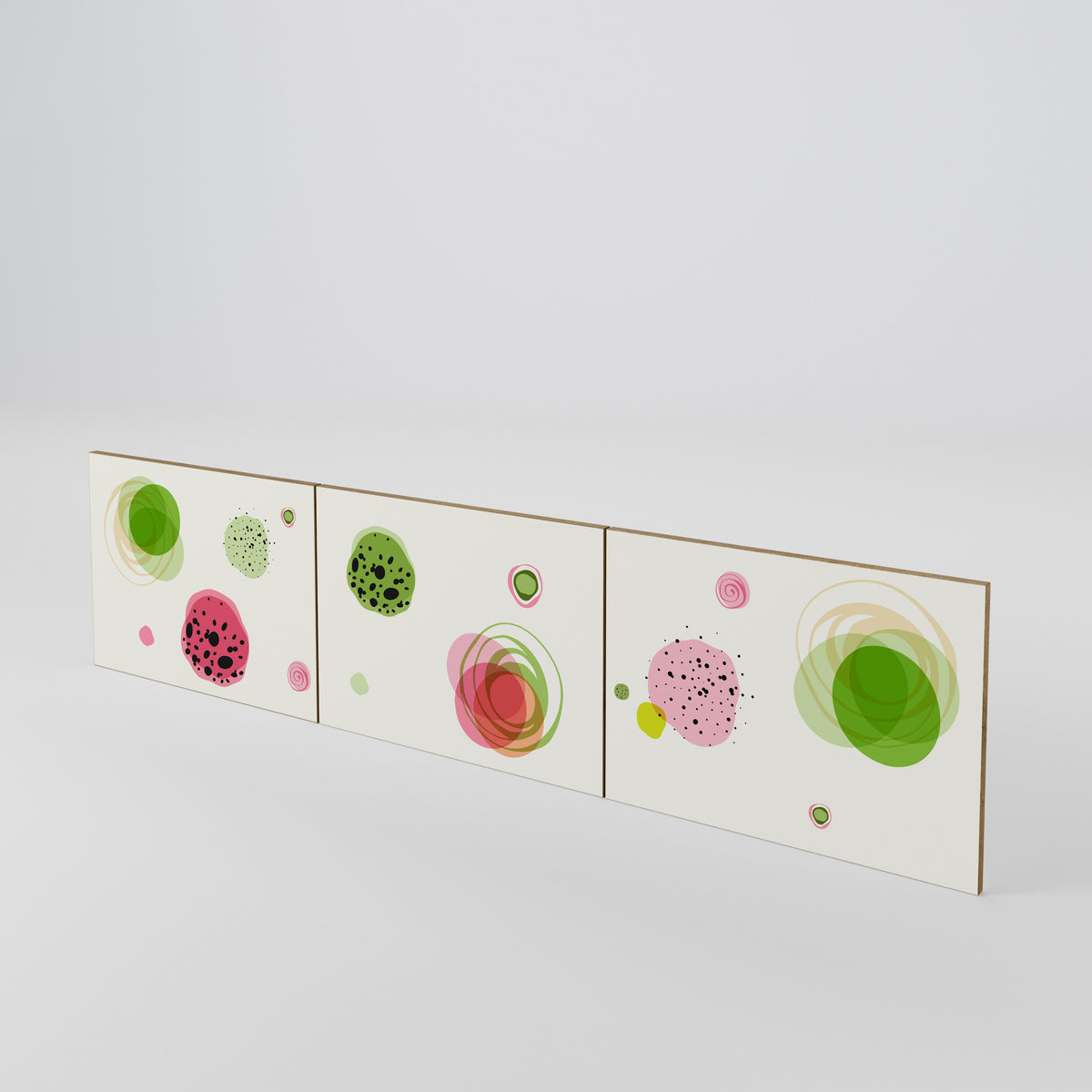 COLORFUL COSMOS Conjunto de 3 Portas para Móvel de TV