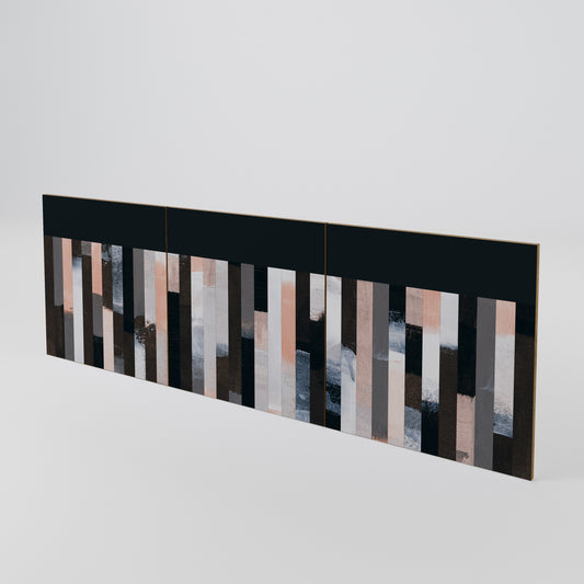 COLLAGE OF RECTANGLES Conjunto de 3 Portas para Aparador