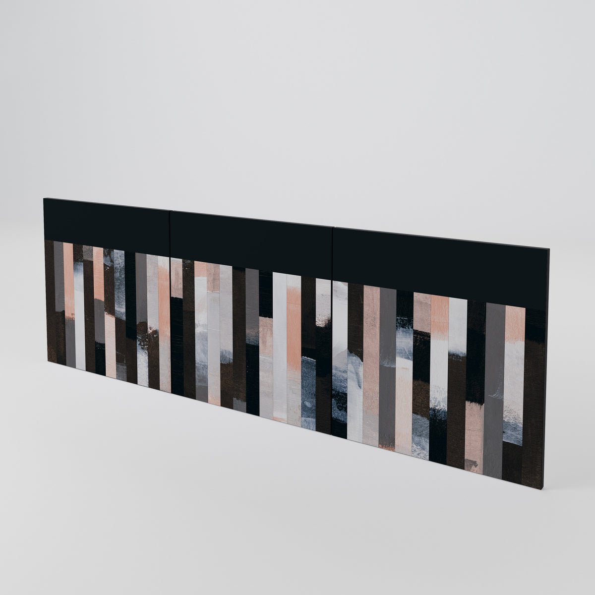 COLLAGE OF RECTANGLES Conjunto de 3 Portas para Aparador
