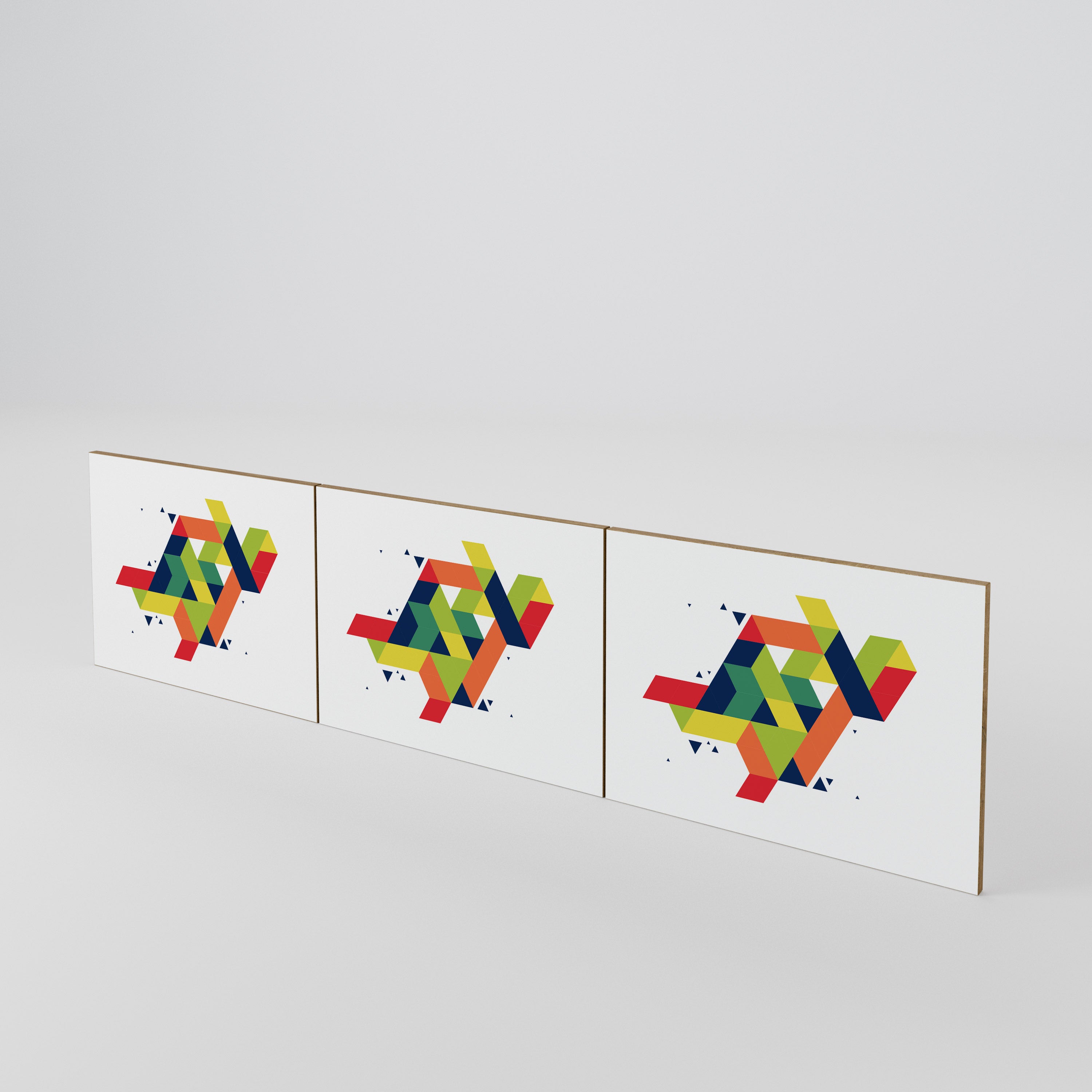 FUTURE SIGN Conjunto de 3 Portas para Móvel de TV