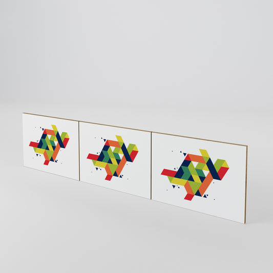 FUTURE SIGN Conjunto de 3 Portas para Móvel de TV
