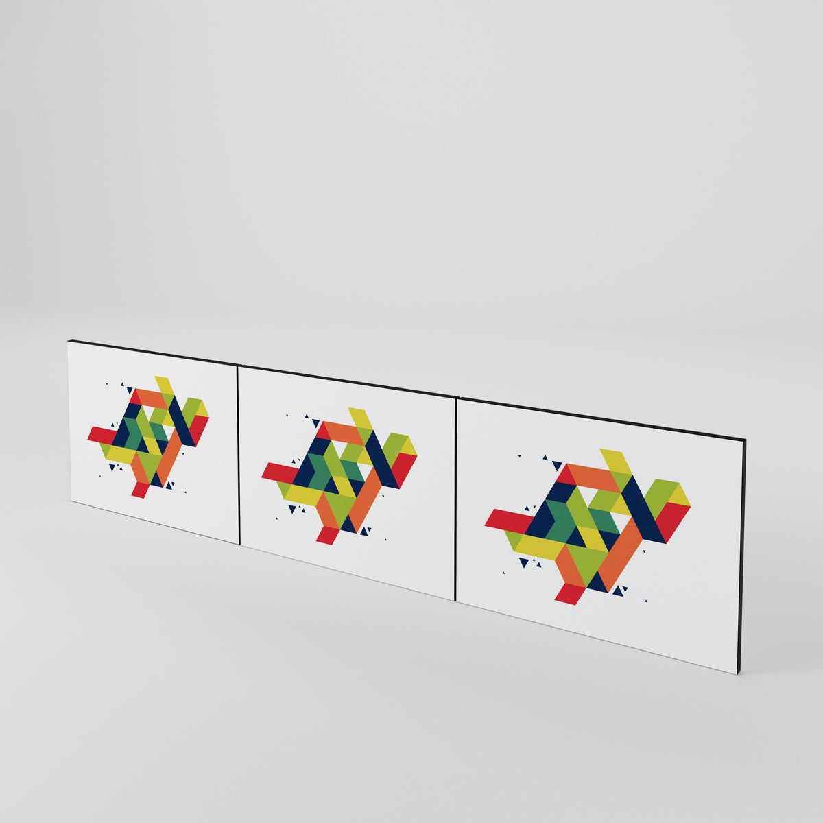 FUTURE SIGN 3-Piece TV Cabinet Door Set