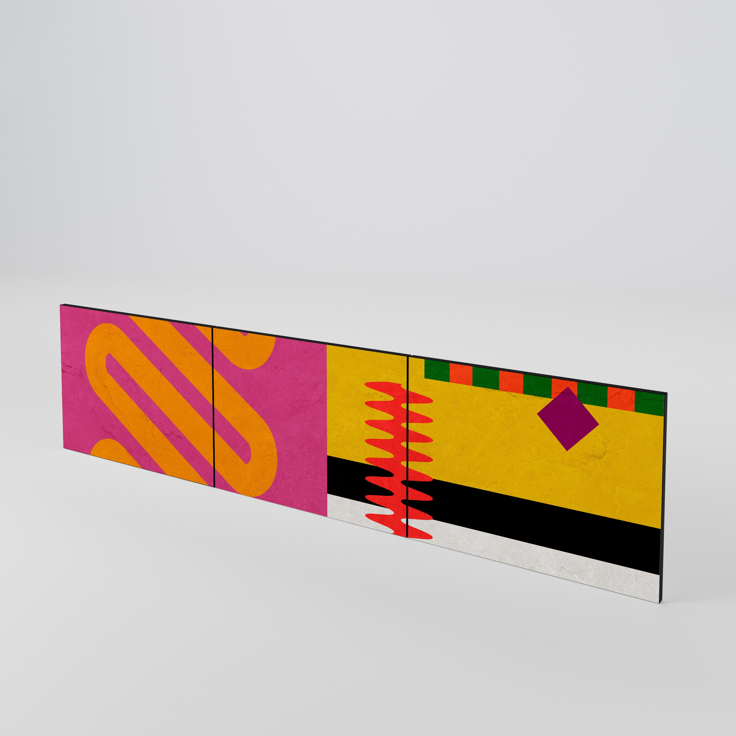 VIVID ART Conjunto de 3 Portas para Móvel de TV