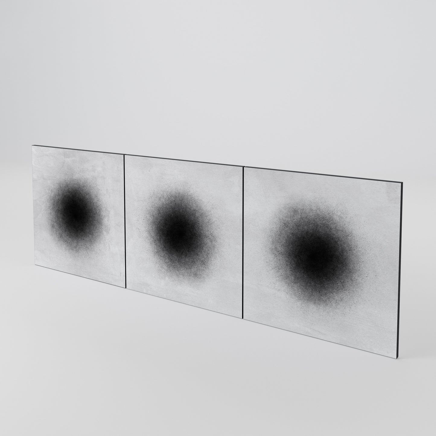 BLACK HOLE Conjunto de 3 Portas para Aparador