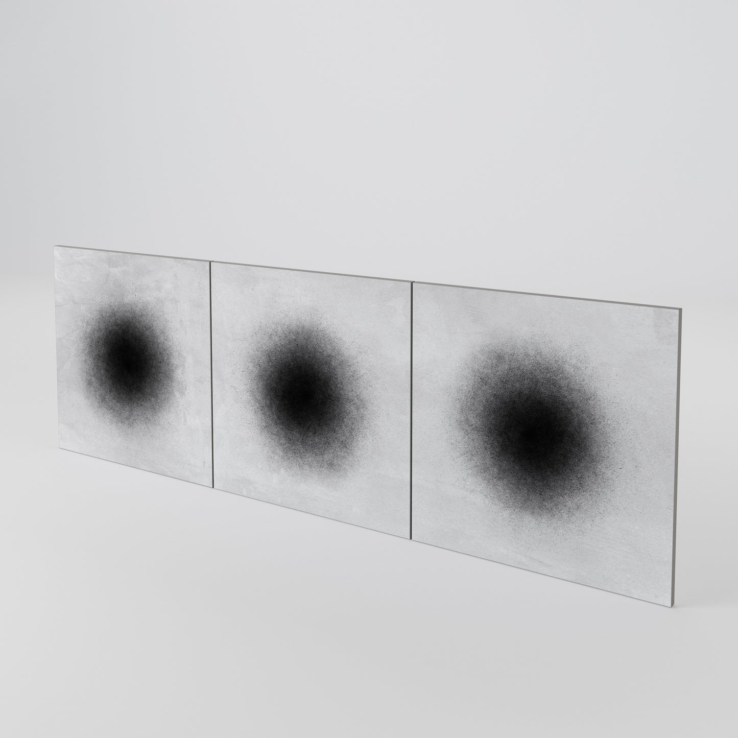 BLACK HOLE Conjunto de 3 Portas para Aparador