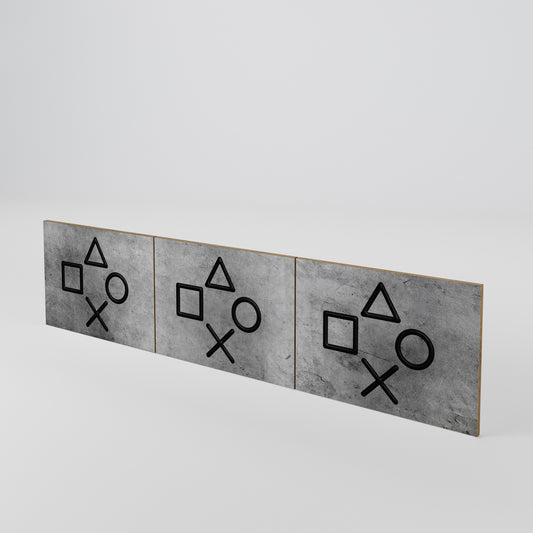 GAMER CHOICE Conjunto de 3 Portas para Móvel de TV