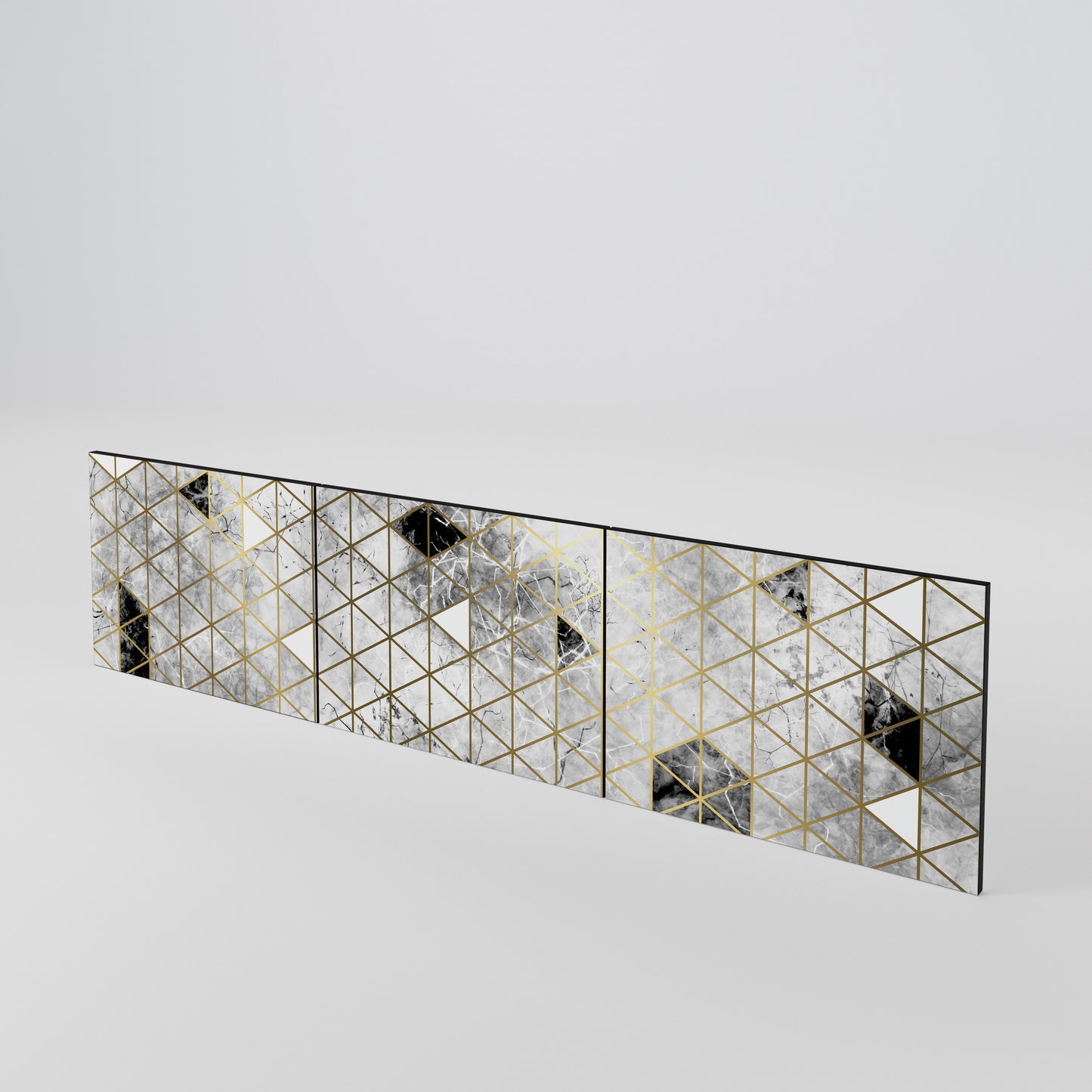 ASHEN ARIA Conjunto de 3 Portas para Móvel de TV