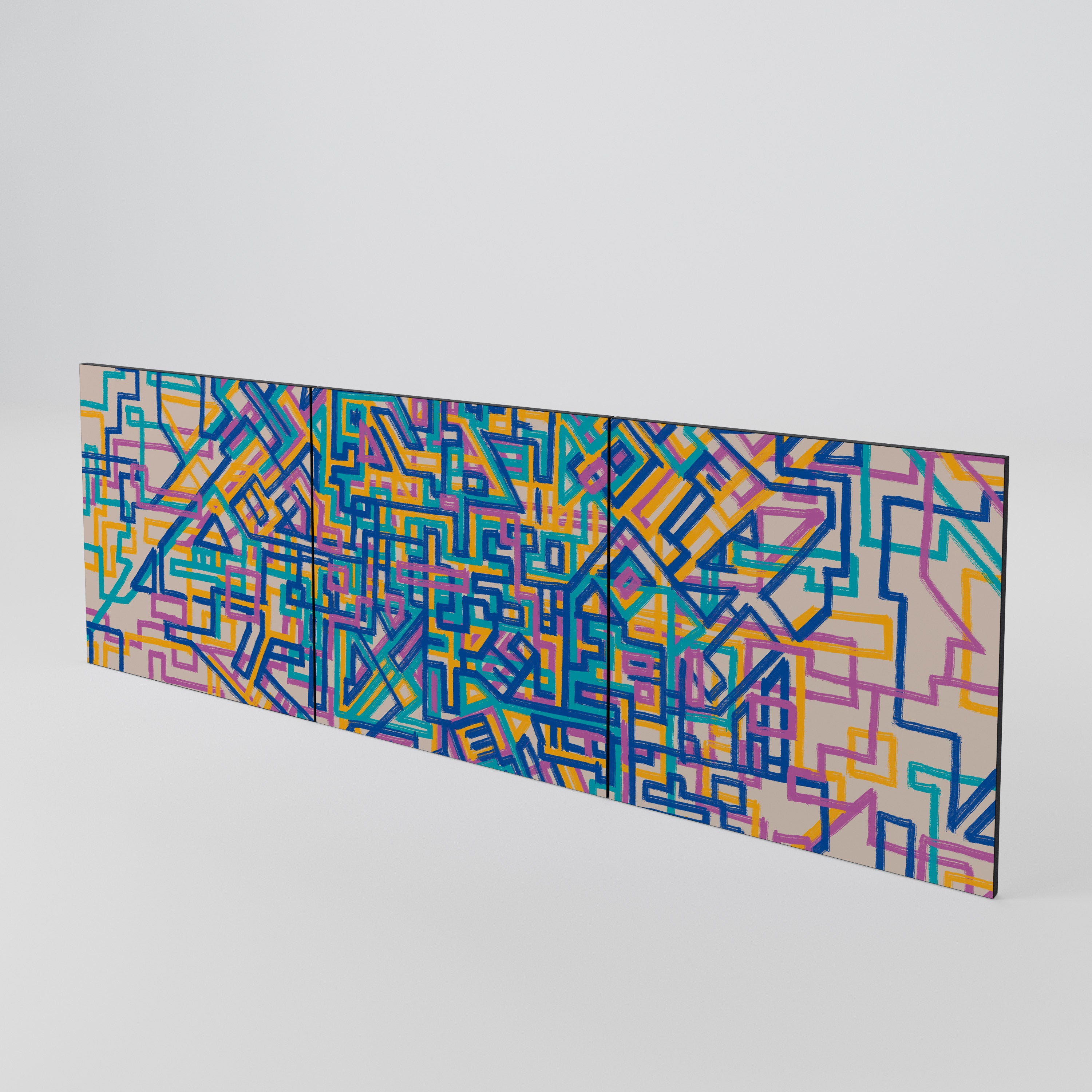 MEMORIES MAP Conjunto de 3 Portas para Aparador