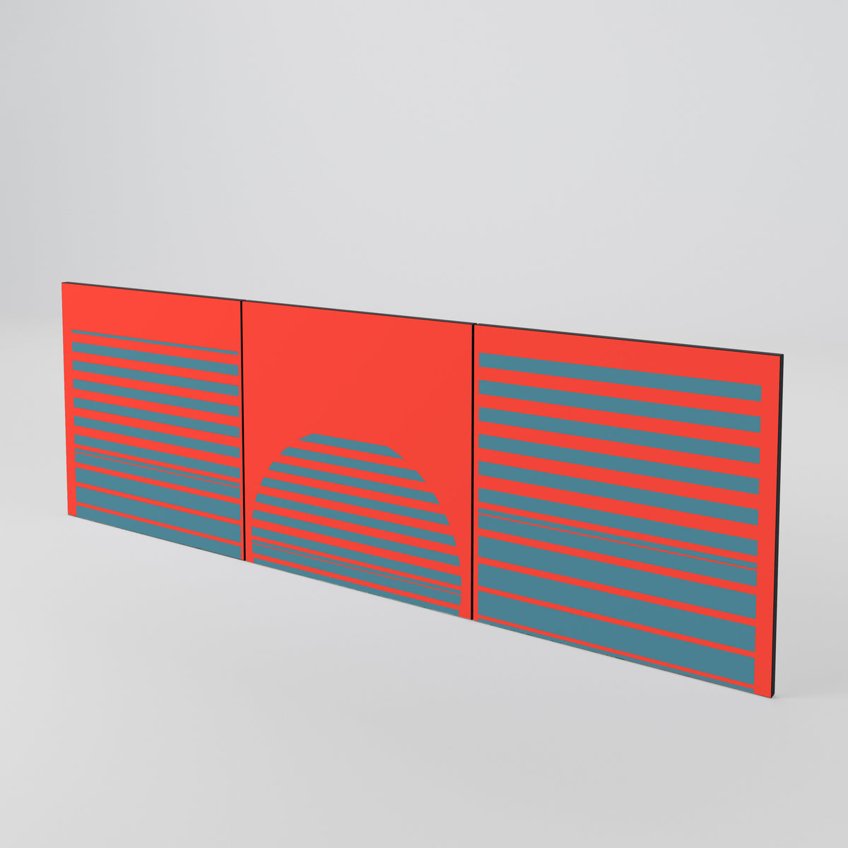 RISING GEOMETRY STARS Conjunto de 3 Portas para Aparador