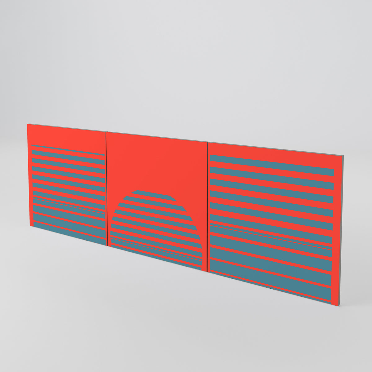RISING GEOMETRY STARS Conjunto de 3 Portas para Aparador
