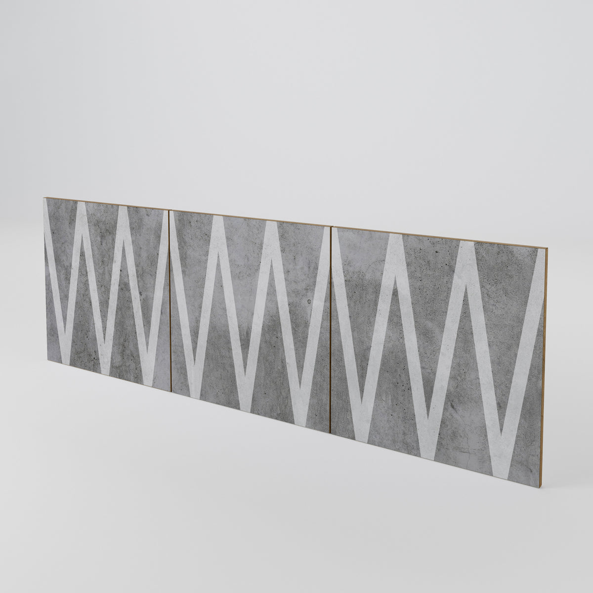 SOLID ZIG ZAG Conjunto de 3 Portas para Aparador
