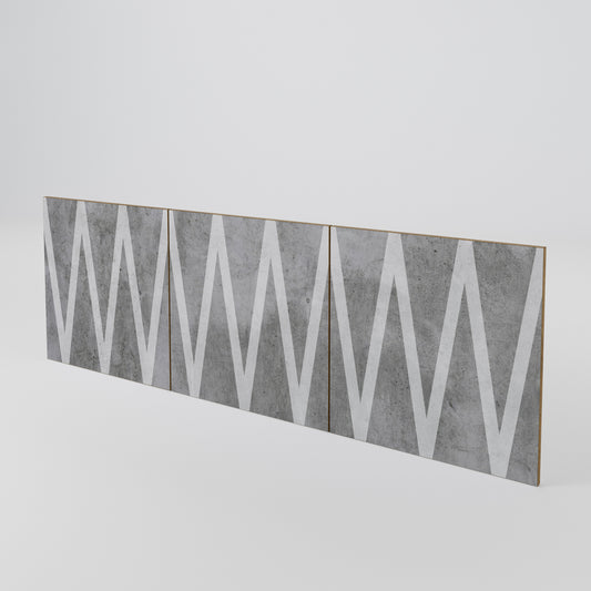 SOLID ZIG ZAG Conjunto de 3 Portas para Aparador