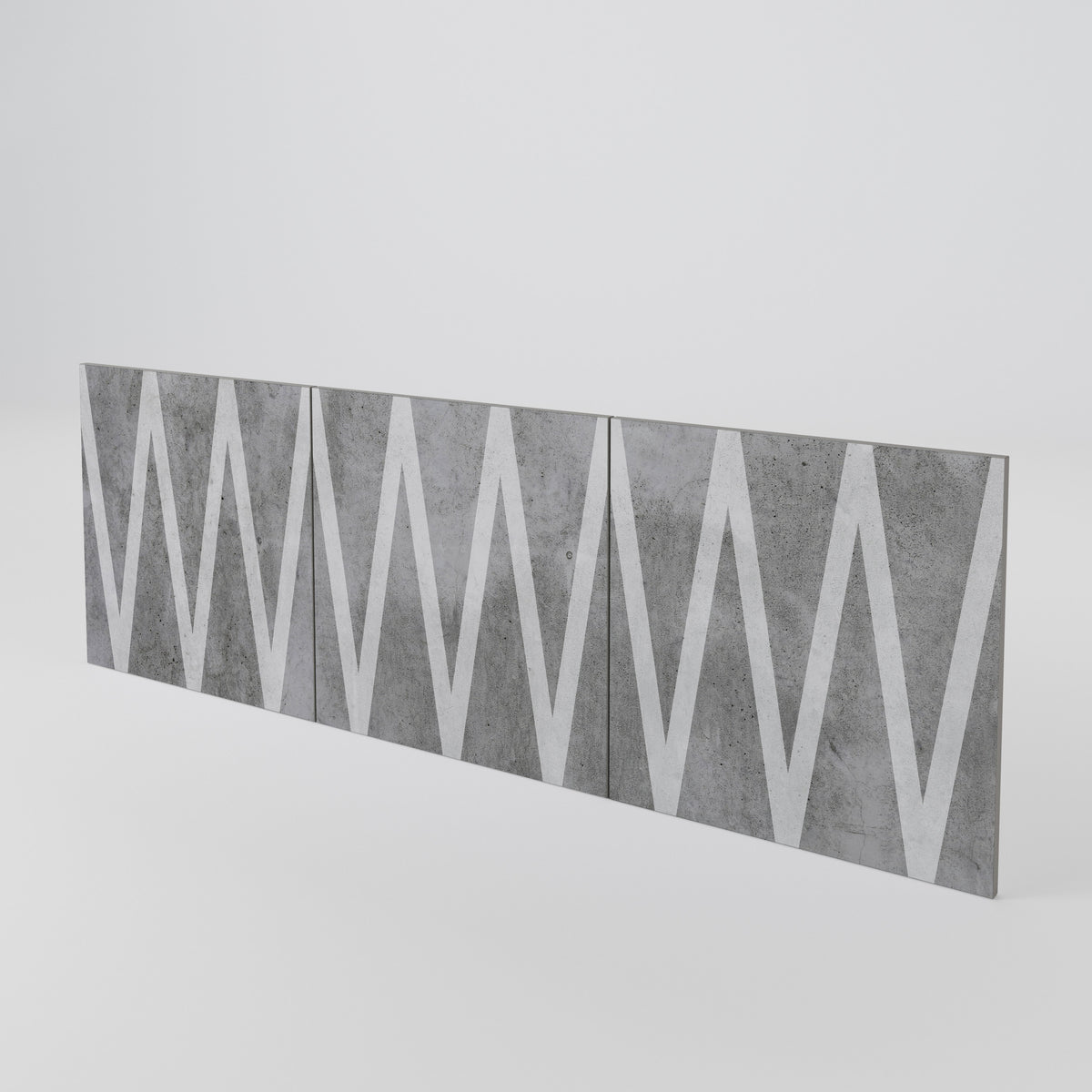 SOLID ZIG ZAG Conjunto de 3 Portas para Aparador