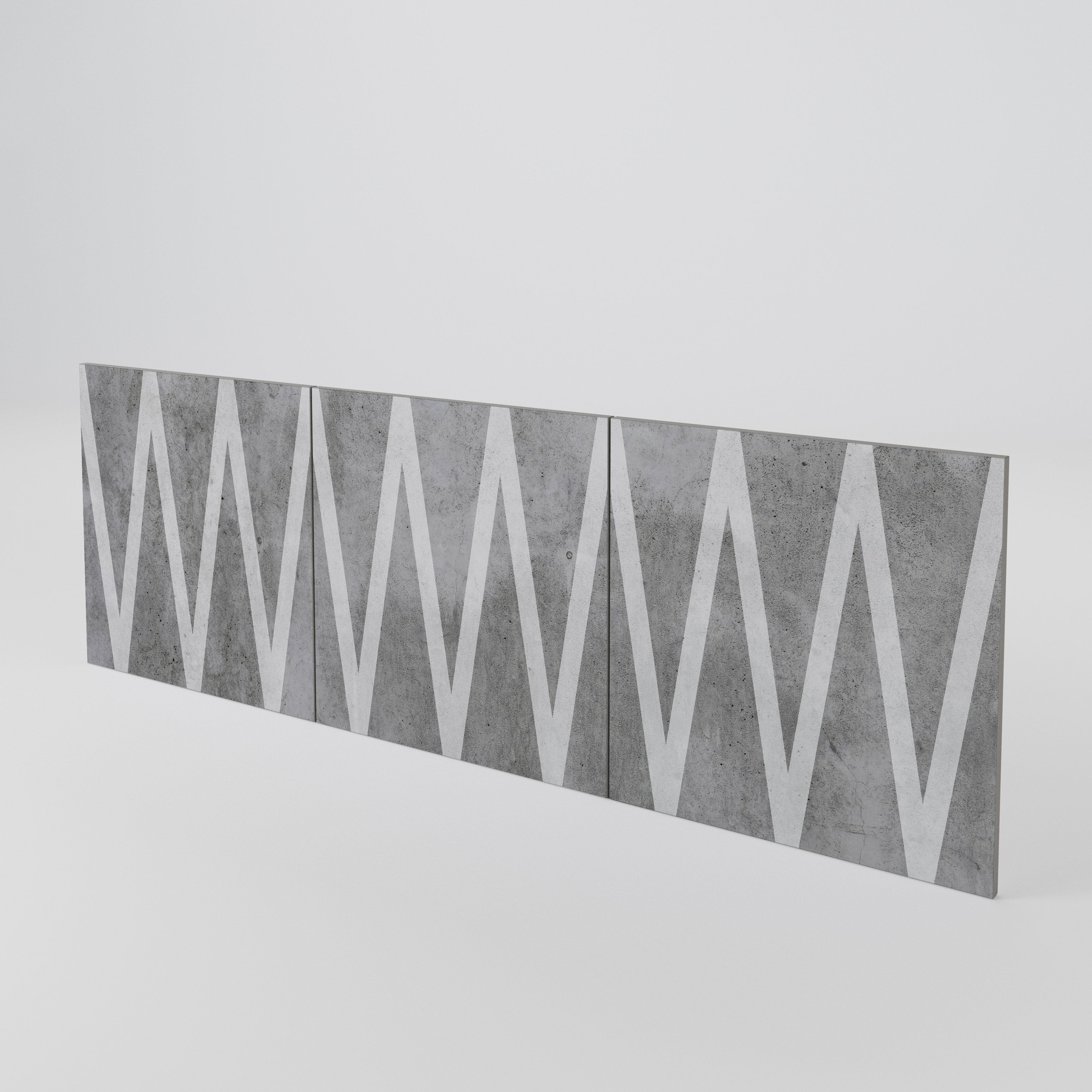 SOLID ZIG ZAG Conjunto de 3 Portas para Aparador