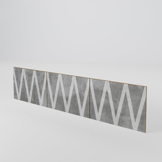 SOLID ZIG ZAG Conjunto de 3 Portas para Móvel de TV