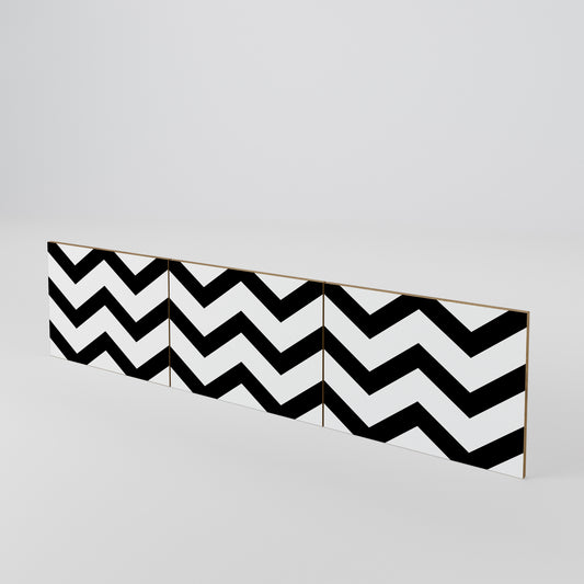 CLASSIC ZIG ZAG Conjunto de 3 Portas para Móvel de TV