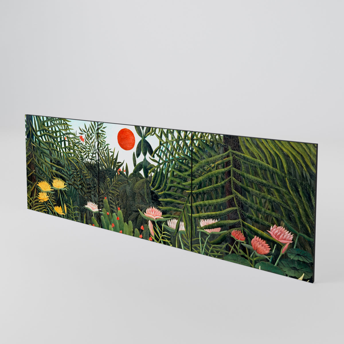VIRGIN FOREST WITH SUNSET Conjunto de 3 Portas para Aparador