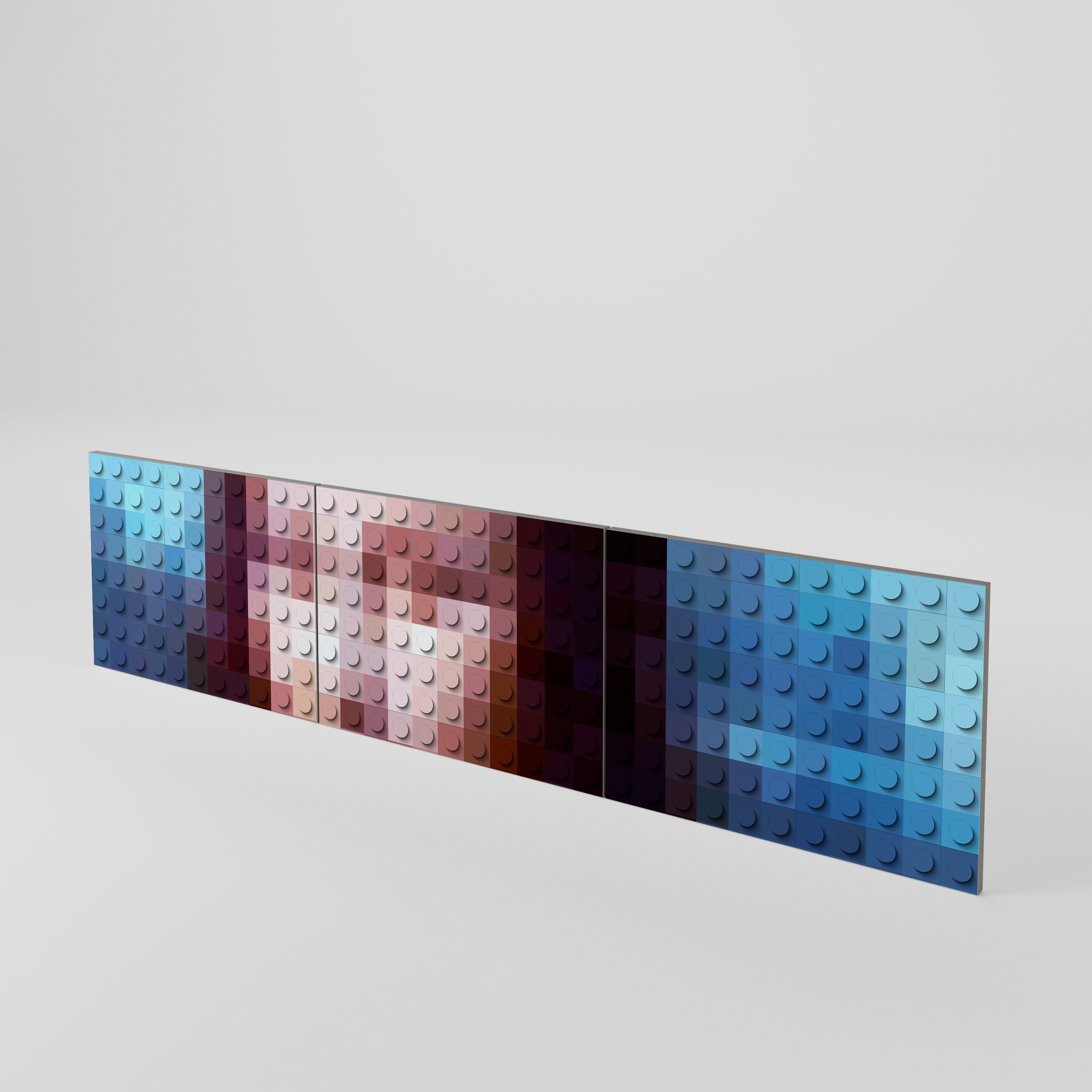 CONSTRUCTIVE ART 3-Piece TV Cabinet Door Set