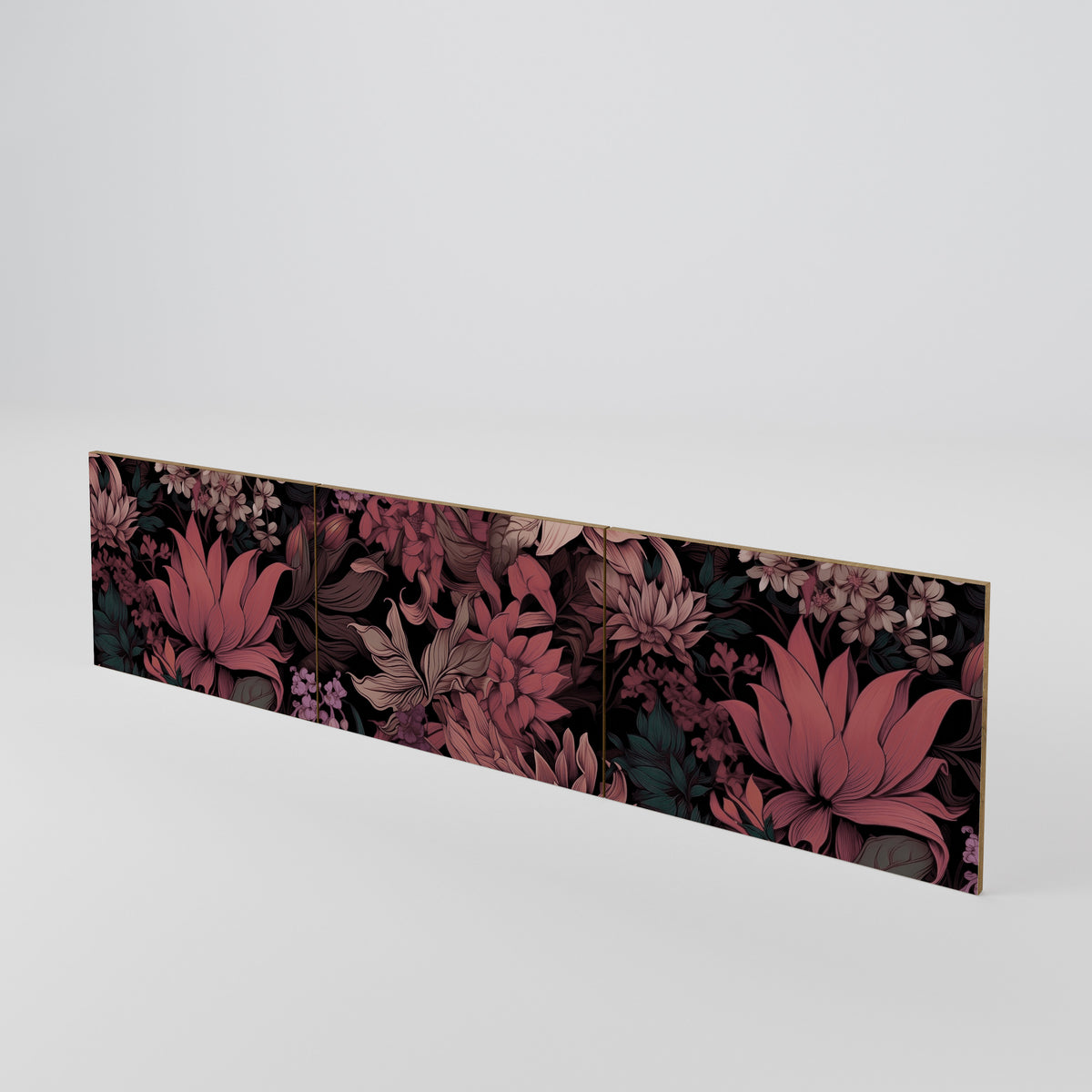 FLORAL WHISPER Conjunto de 3 Portas para Móvel de TV