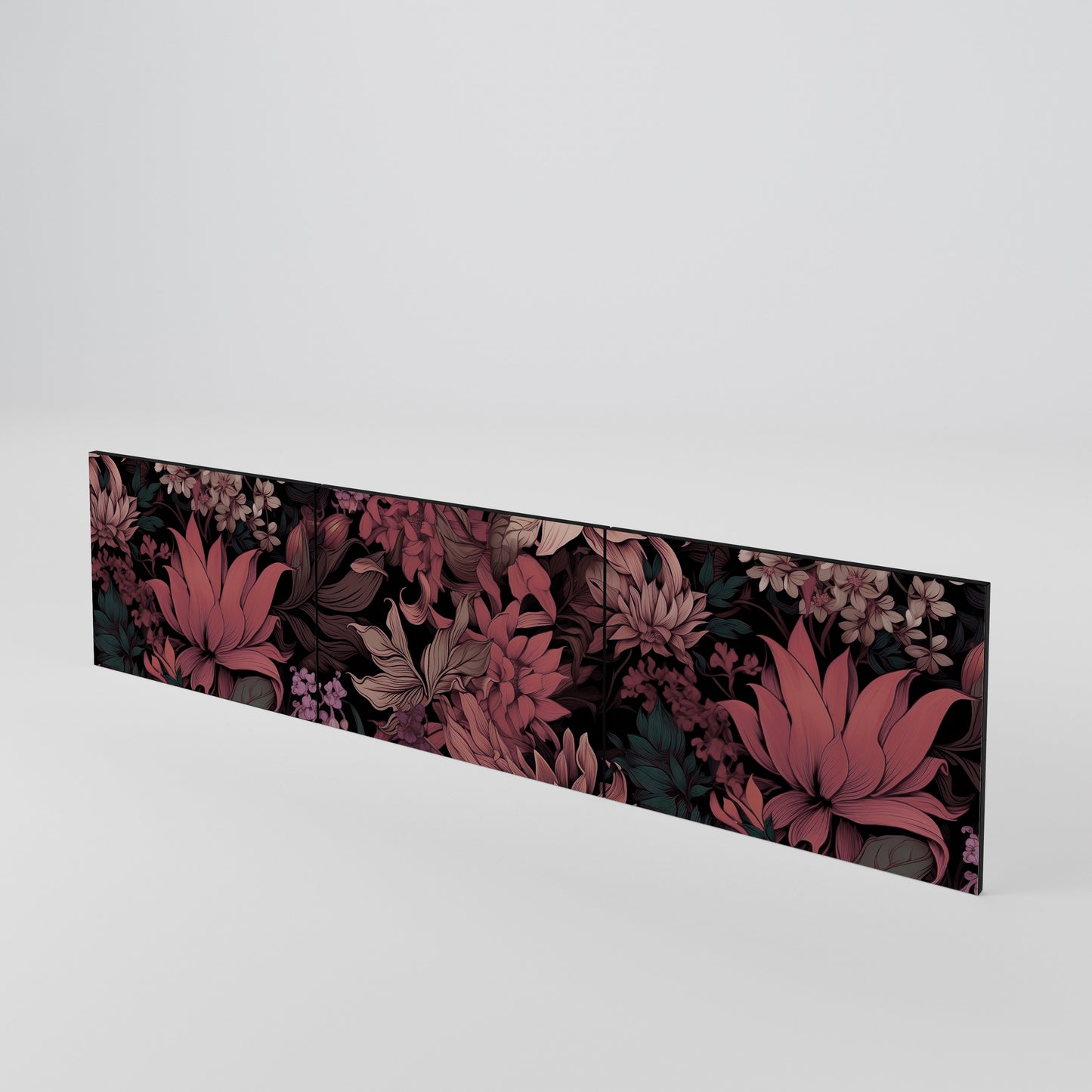 FLORAL WHISPER Conjunto de 3 Portas para Móvel de TV