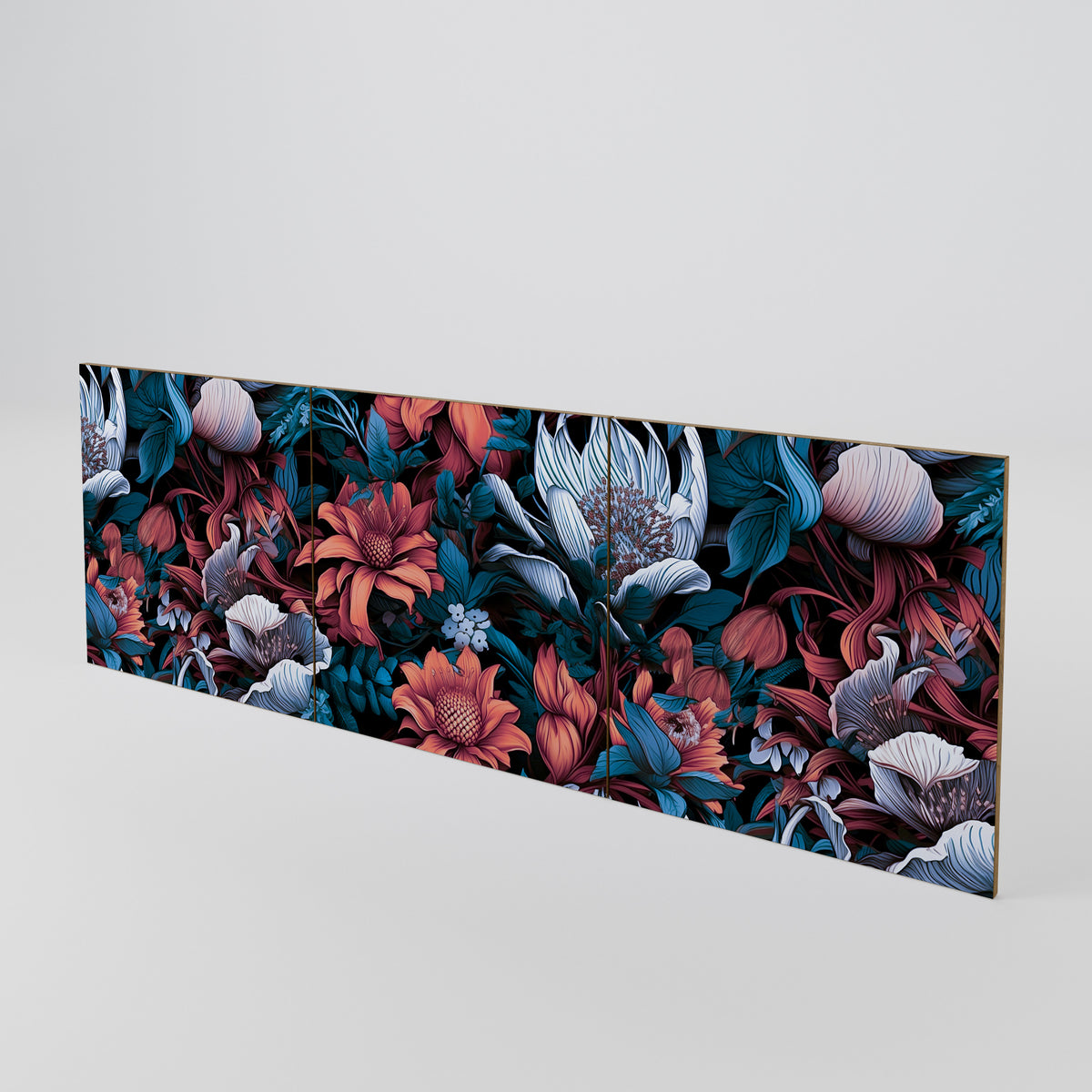 ETHEREAL BLOSSOMS Conjunto de 3 Portas para Aparador