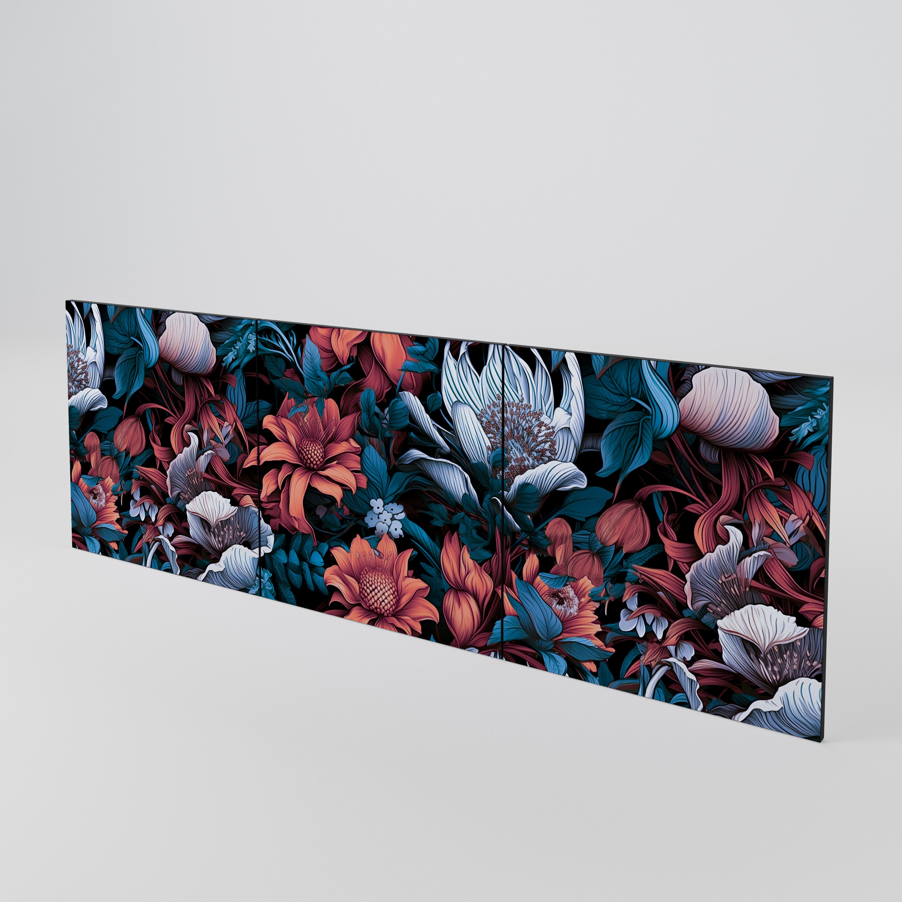 ETHEREAL BLOSSOMS Conjunto de 3 Portas para Aparador