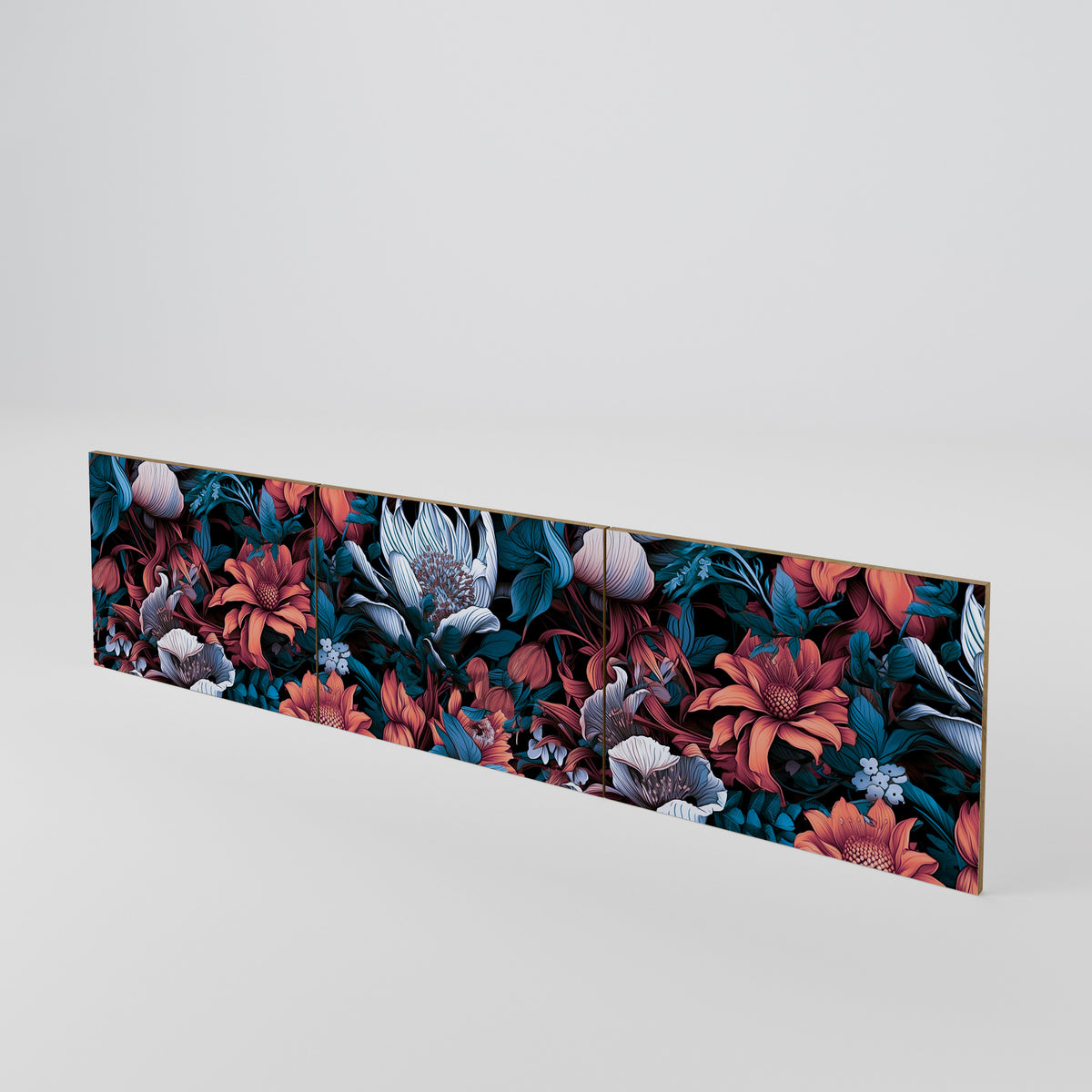 ETHEREAL BLOSSOMS Conjunto de 3 Portas para Móvel de TV