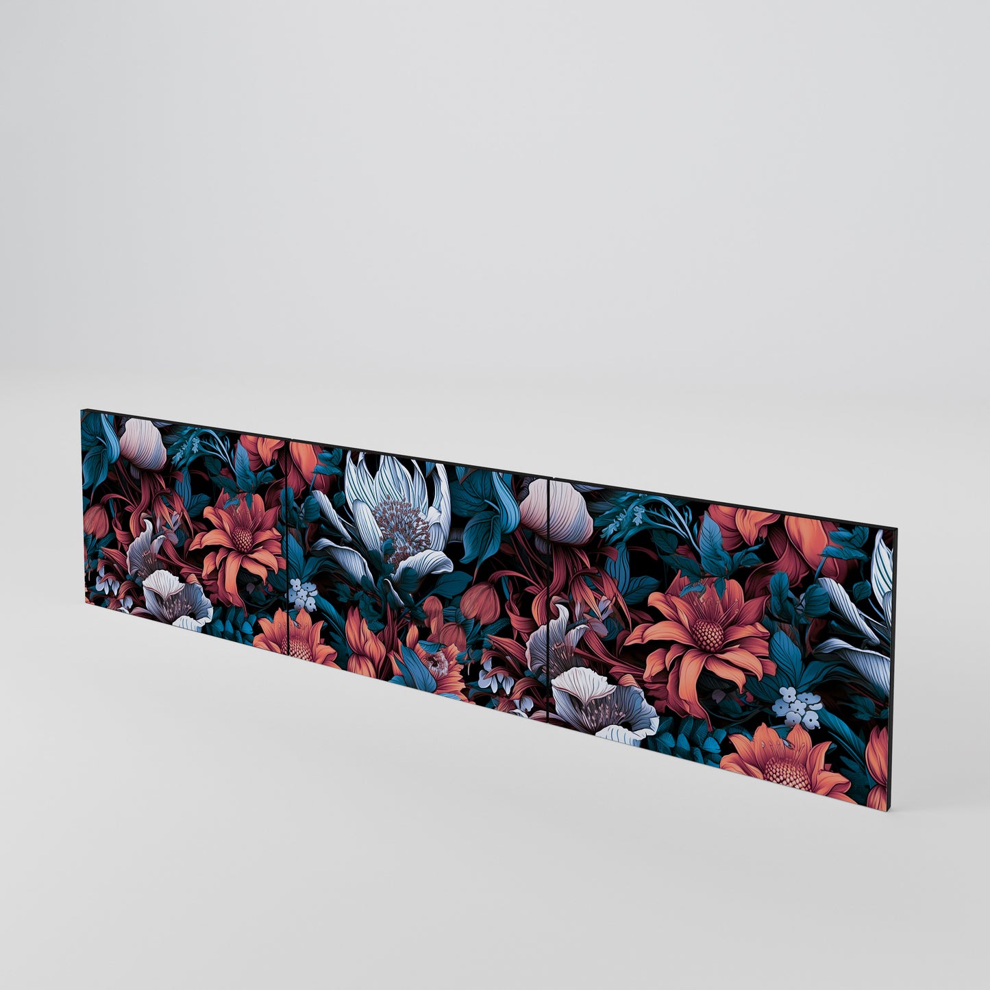ETHEREAL BLOSSOMS Conjunto de 3 Portas para Móvel de TV