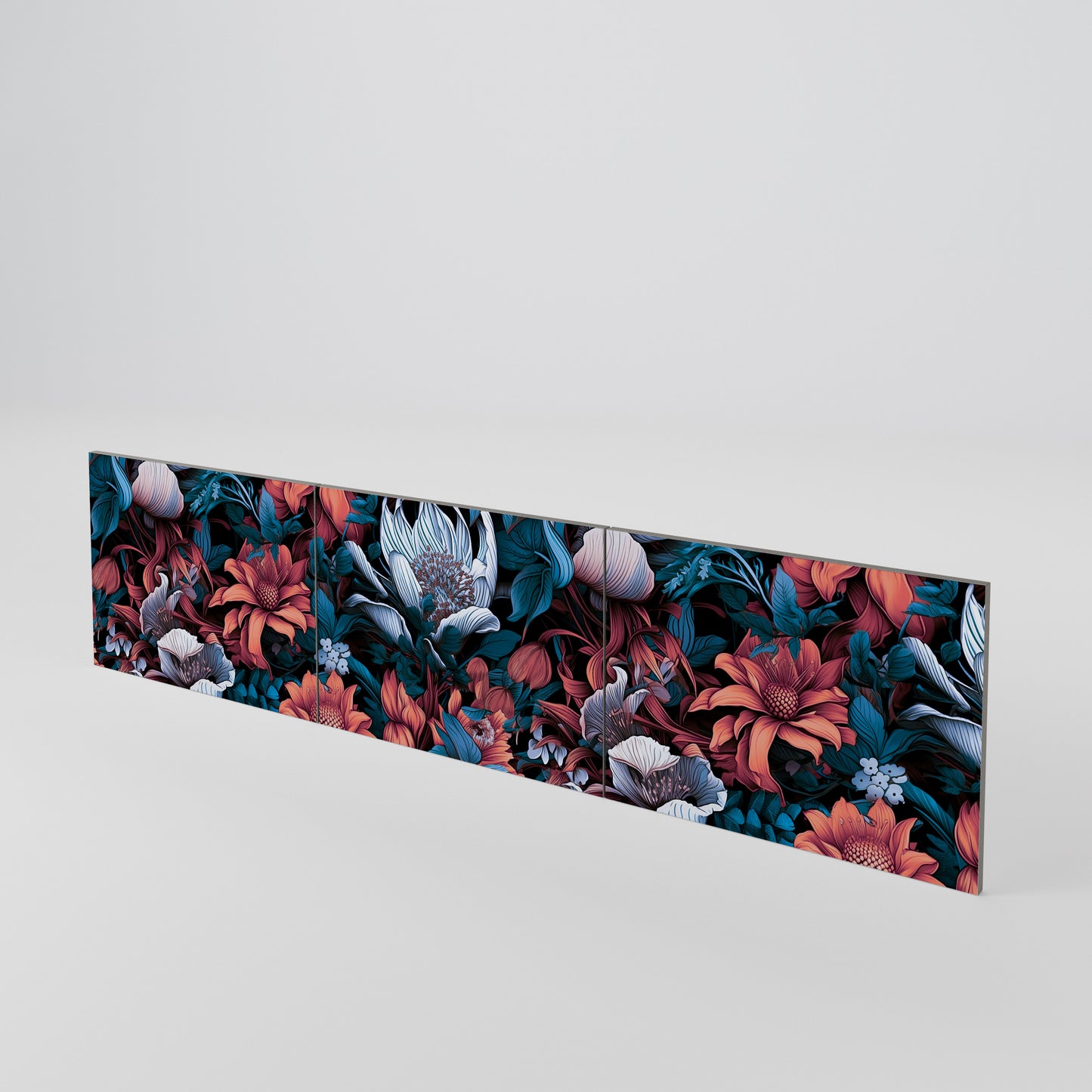 ETHEREAL BLOSSOMS Conjunto de 3 Portas para Móvel de TV