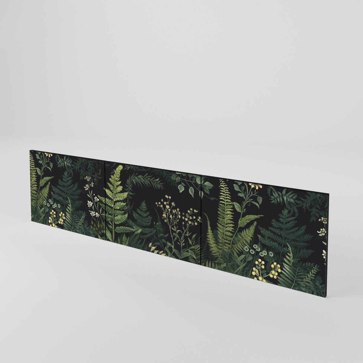FERN FLOWERS Conjunto de 3 Portas para Móvel de TV