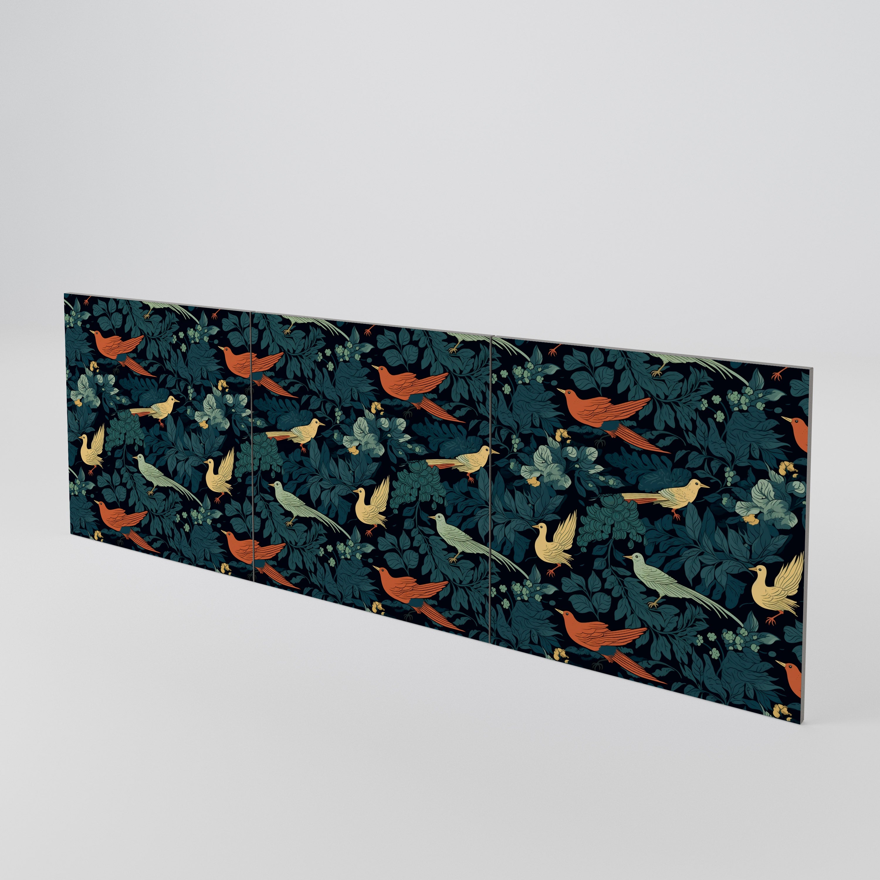 FOWL ORNAMENT Conjunto de 3 Portas para Aparador