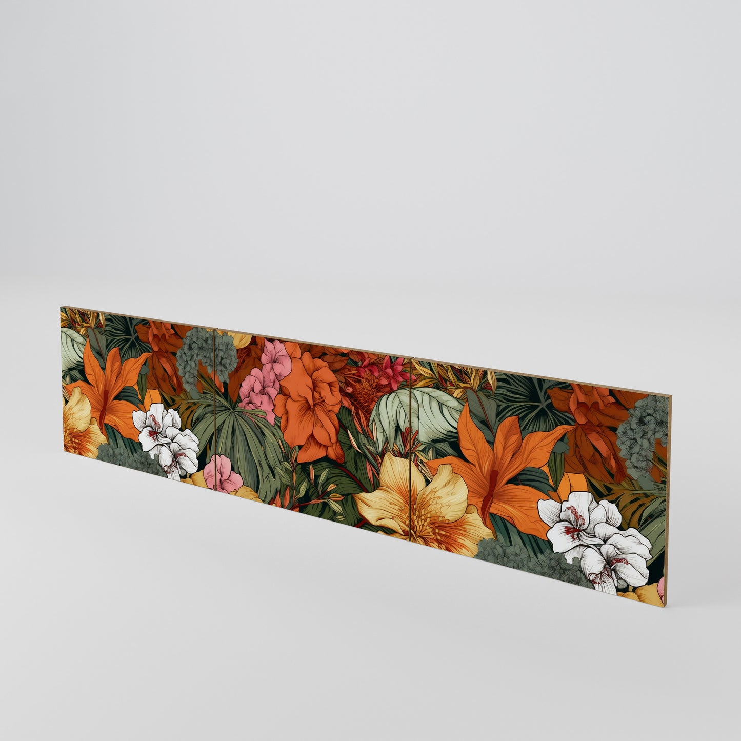 RADIANT FLORA Conjunto de 3 Portas para Móvel de TV