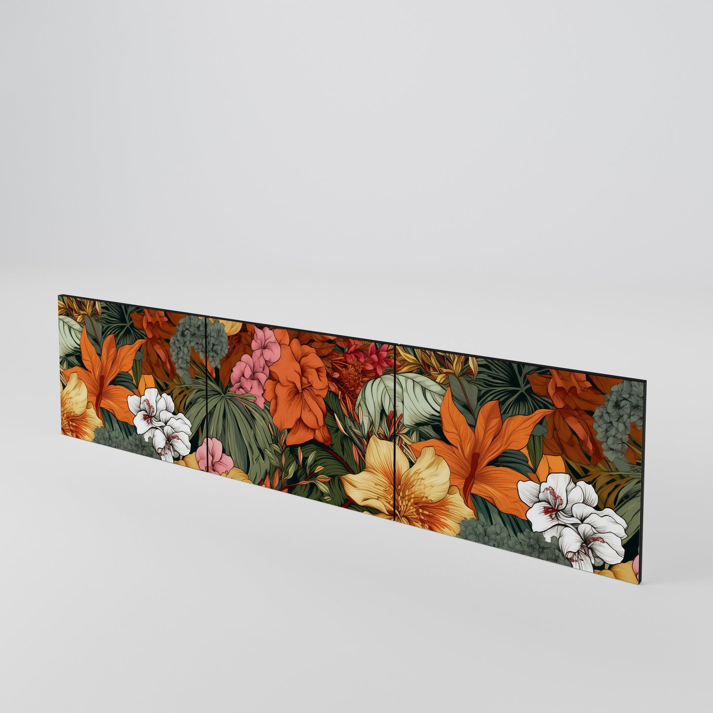 RADIANT FLORA Conjunto de 3 Portas para Móvel de TV