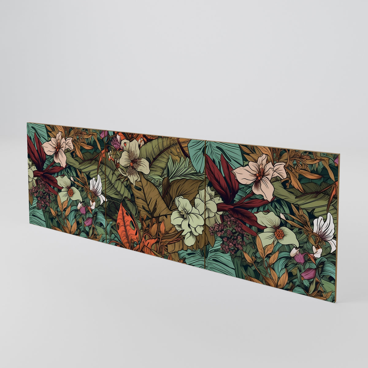 BOTANICAL EMERGENCE Conjunto de 3 Portas para Aparador