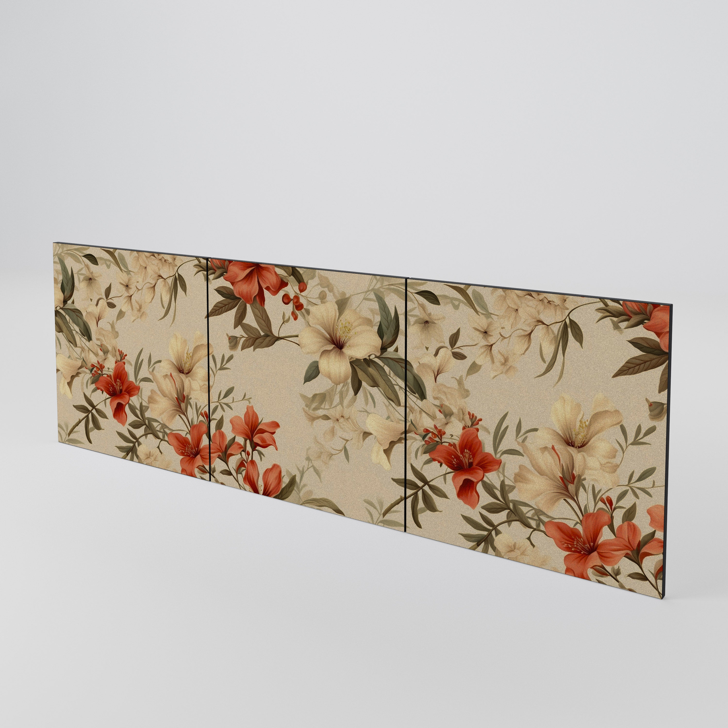 BLOOMING HARMONY Conjunto de 3 Portas para Aparador