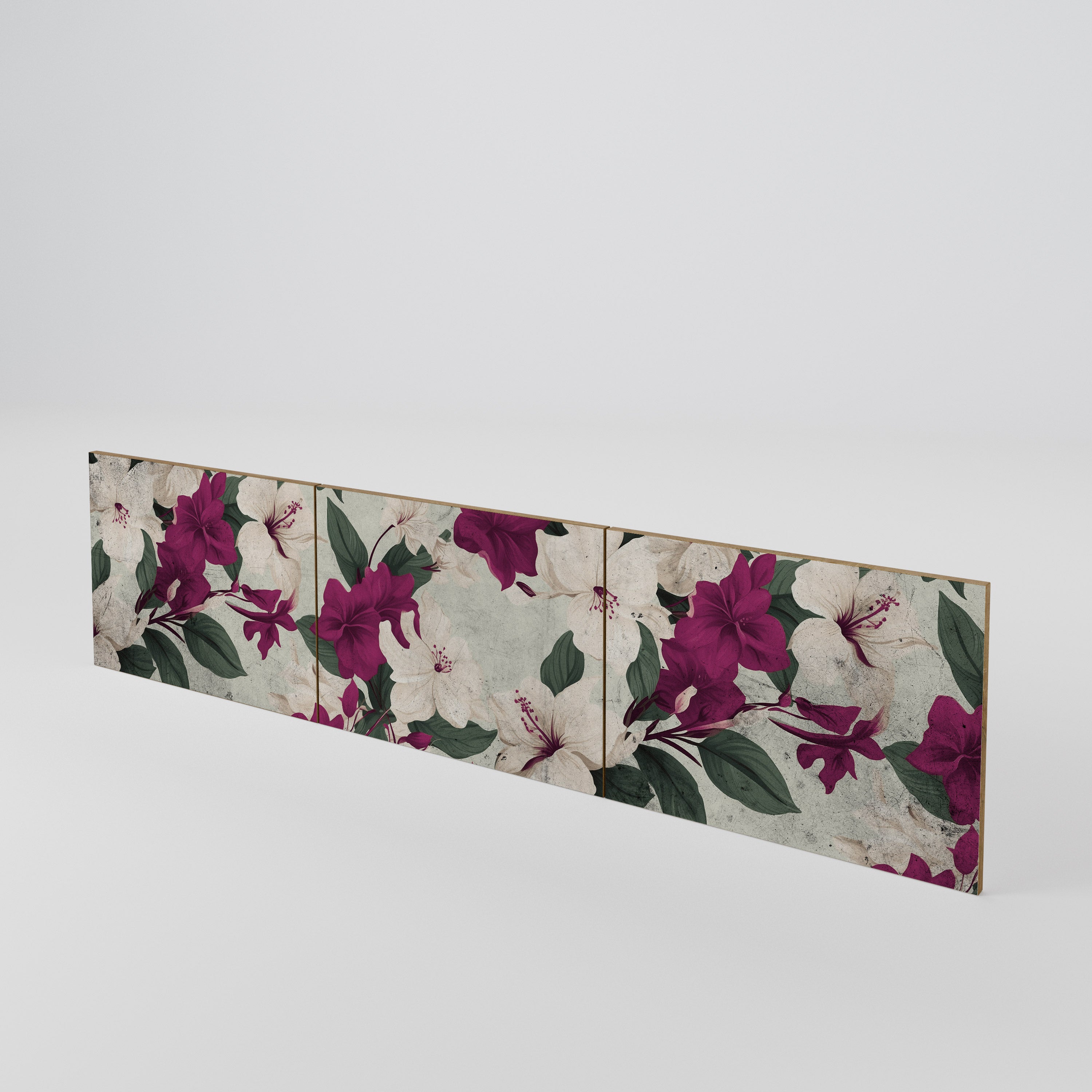 FLOWERET DREAM 3-Piece TV Cabinet Door Set