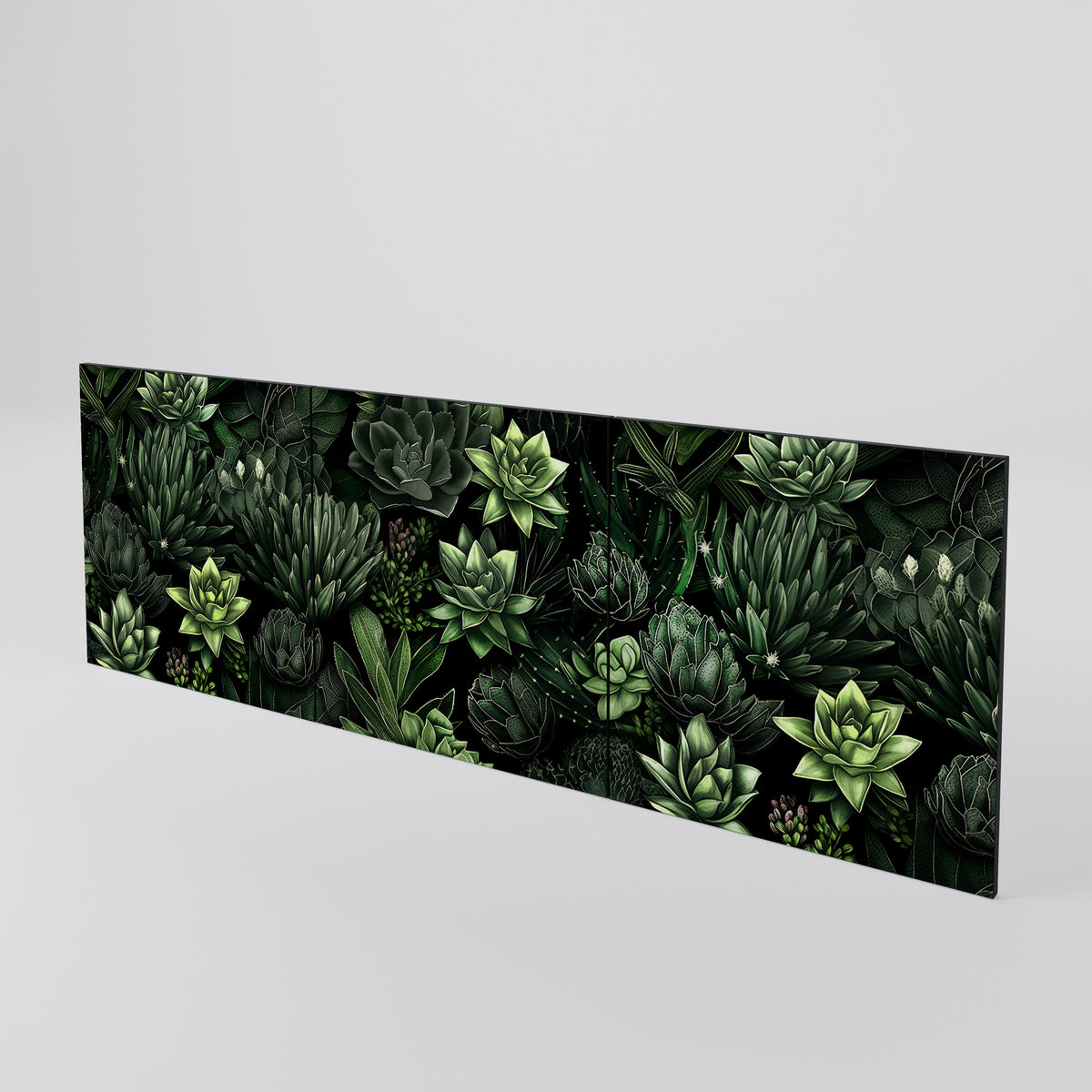 SUCCULENT JUNGLE Conjunto de 3 Portas para Aparador