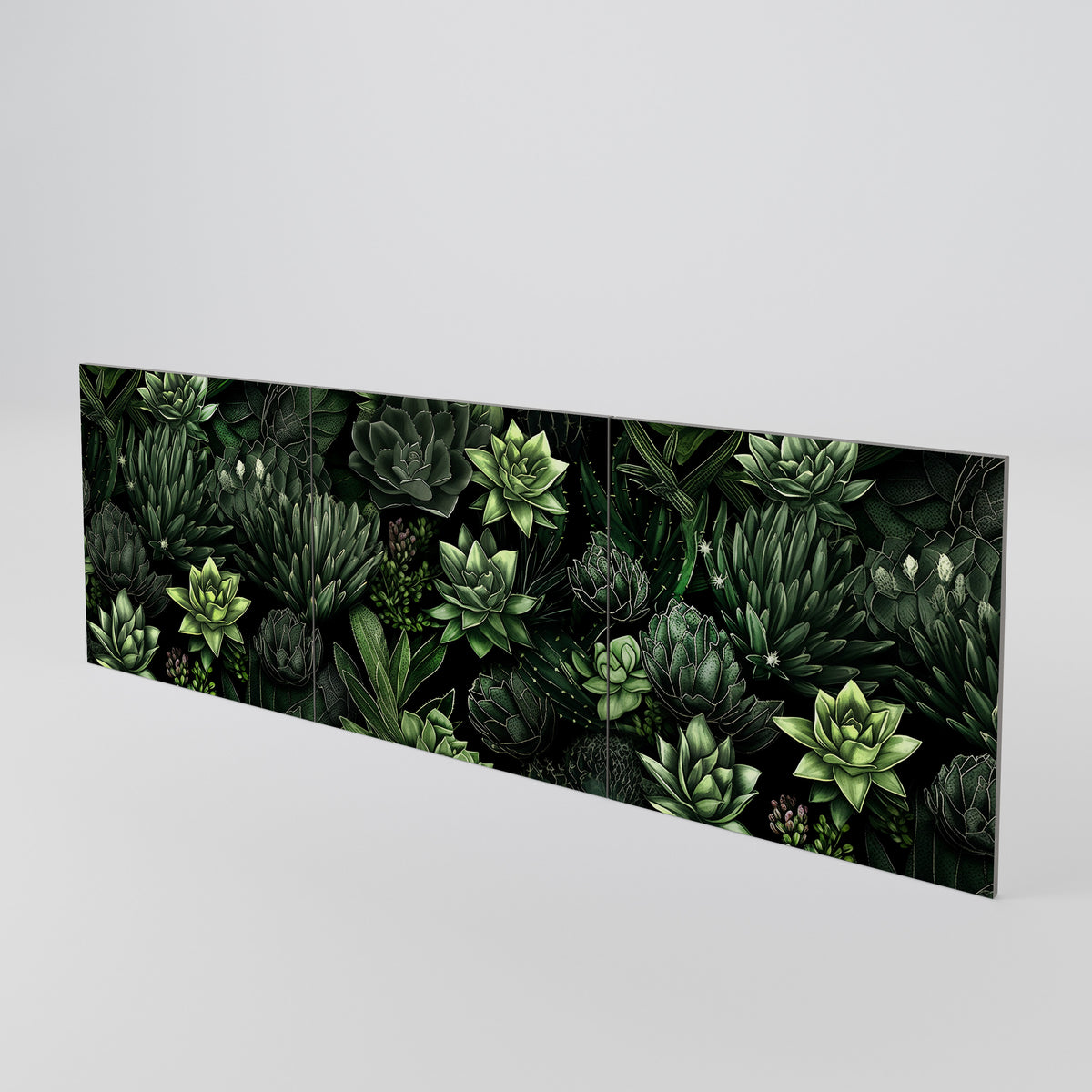 SUCCULENT JUNGLE Conjunto de 3 Portas para Aparador