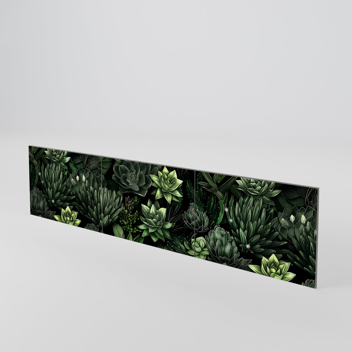 SUCCULENT JUNGLE Conjunto de 3 Portas para Móvel de TV