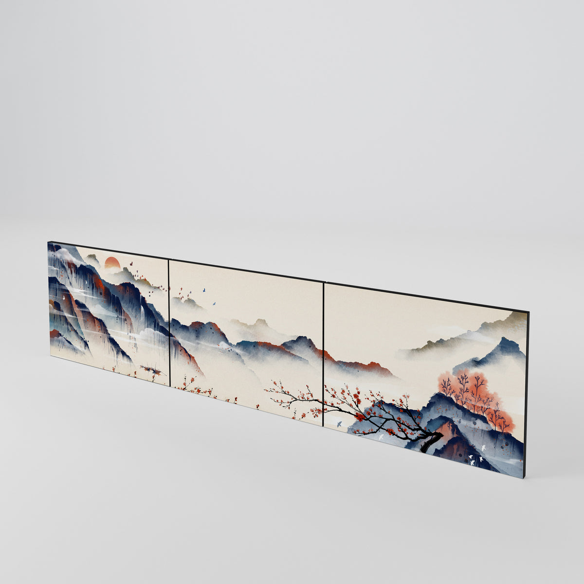 JAPANESE LANDSCAPE Conjunto de 3 Portas para Móvel de TV