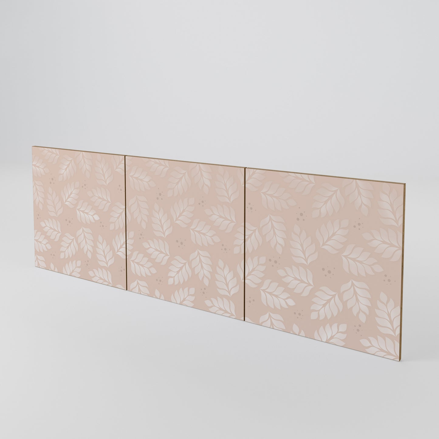 LEAVES ON BEIGE Conjunto de 3 Portas para Aparador