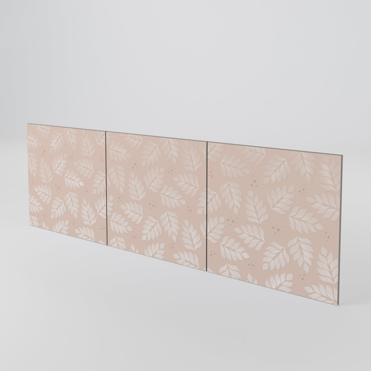 LEAVES ON BEIGE Conjunto de 3 Portas para Aparador