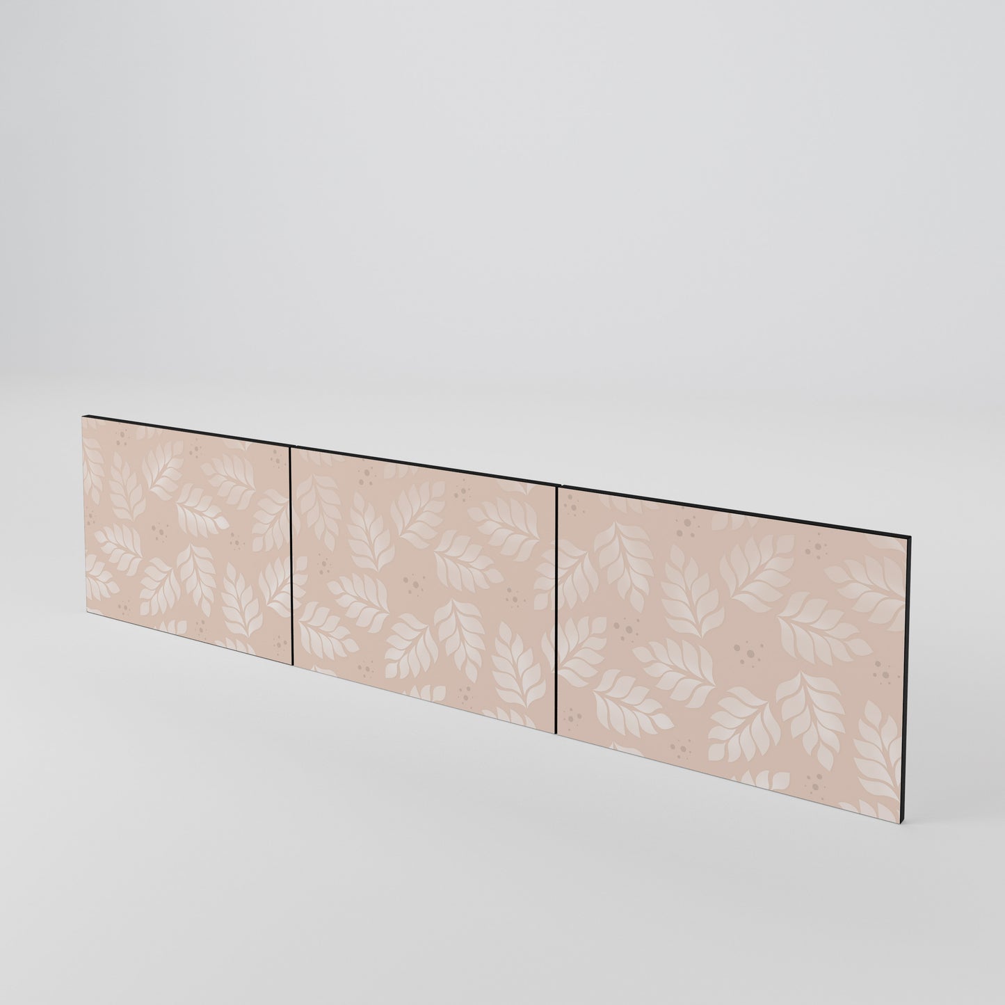 LEAVES ON BEIGE Conjunto de 3 Portas para Móvel de TV