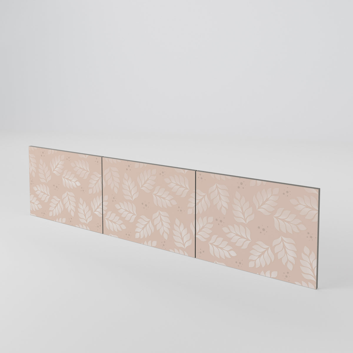 LEAVES ON BEIGE Conjunto de 3 Portas para Móvel de TV